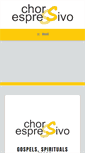 Mobile Screenshot of chor-espressivo.de